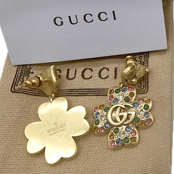 Gucci Feline Head  Earrings Authentic - Picture 2 of 16